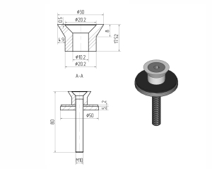 GH.ST.M10-1752.PA6.04.S
